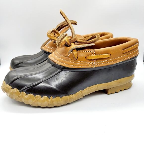 Cabela's Brown Tan Beige Duck Ankle Boot Shoes Waterproof Lace-up Women's Size 6 - Picture 4 of 9